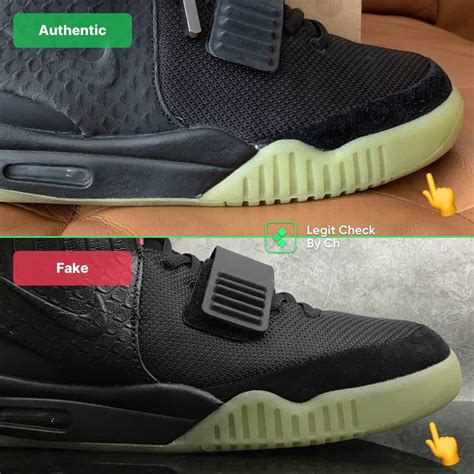 nike air yeezy 2 fake vs real